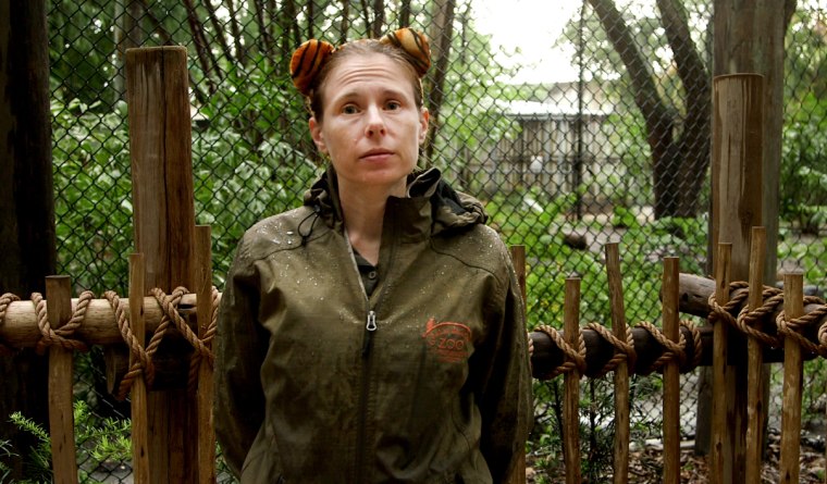 Image: Stacey Konwiser, a zookeeper at the Palm Beach Zoo