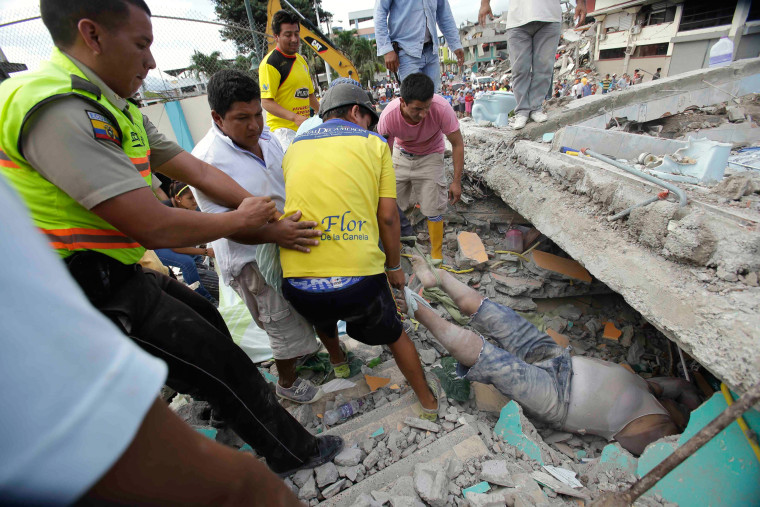 Image: Ecuador earthquake