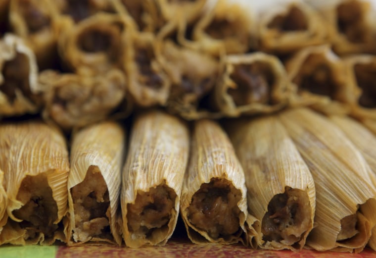 Image: Tamales prepared for the holidays are seen at Delicious Tamales in San Antonio