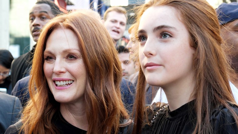 Julianne Moore and daughter
