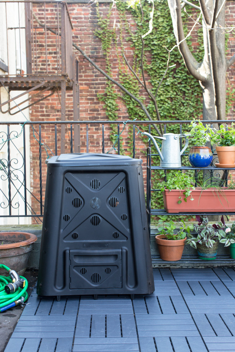 Composting bins come in all different shapes and sizes; some even spin! 