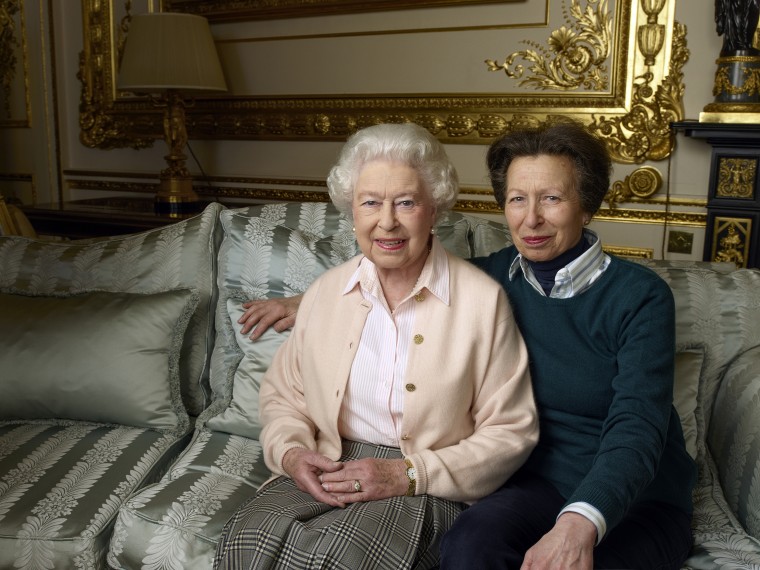 Queen Elizabeth and Princess Anne