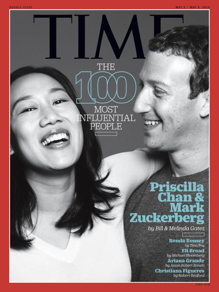Mark Zuckerberg on Time 100 cover