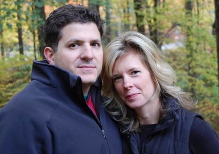 Says Carrie Cariello, pictured here with her husband Joe: "I worry one day my marriage will buckle beneath this tremendous weight, that we are just one meltdown away from complete chaos, because parenting this boy together is so hard."