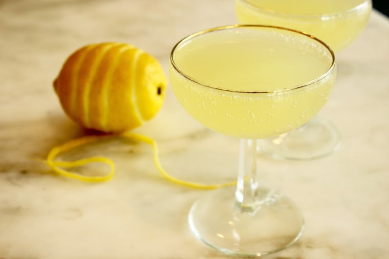 2-ingredient Limoncello cocktail