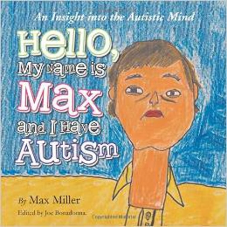 Max Miller's autism book, "Hello, My Name Is Max and I Have Autism"