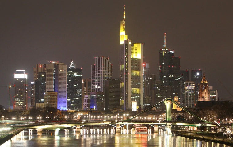 Image: The skyline of Frankfurt, Germany