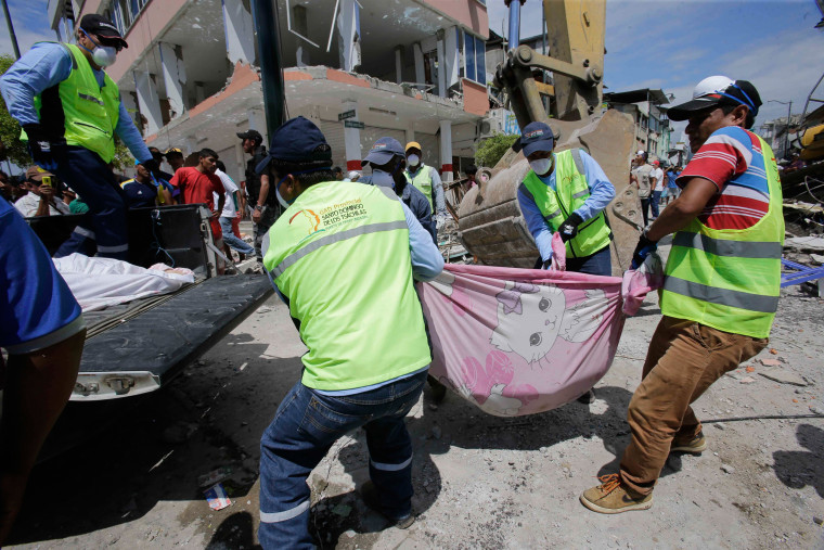 Image: Ecuador earthquake