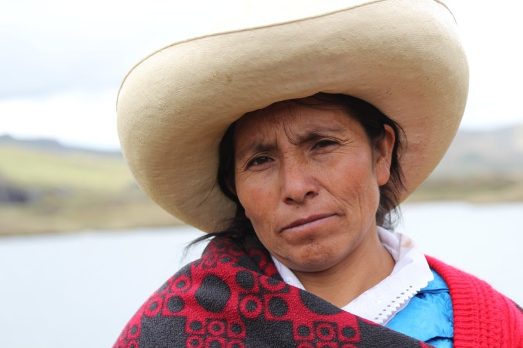 A subsistence farmer in Peru's northern highlands, Máxima Acuña stood up for her right to peacefully live off her own property, a plot of land sought by Newmont and Buenaventura Mining to develop the Conga gold and copper mine.