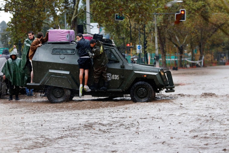 Image: CHILE-FLOOD-RAIN