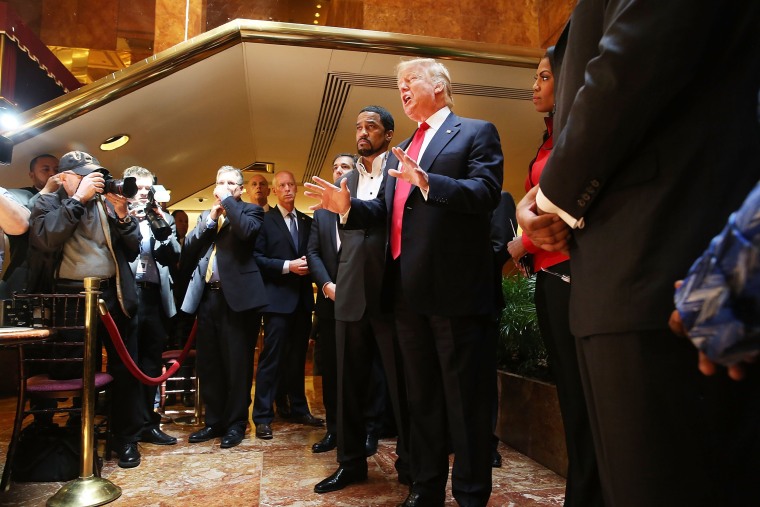 Image: Donald Trump Speaks After Meeting With National Diversity Coalition