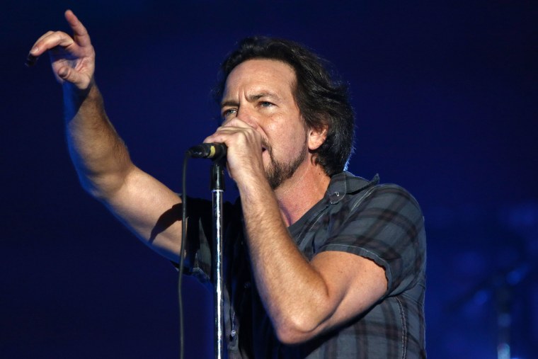 IMAGE: Eddie Vedder and Pearl Jam