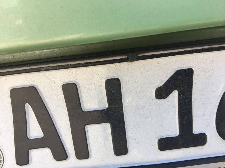 Image: German license plate