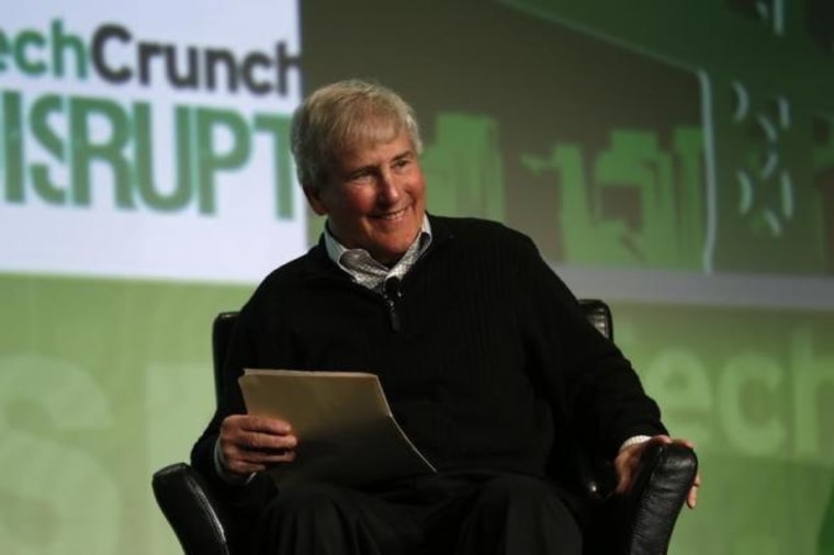 Bill Campbell, chairman of the board and former CEO of Intuit Inc., speaks during TechCrunch Disrupt SF 2012 in San Francisco