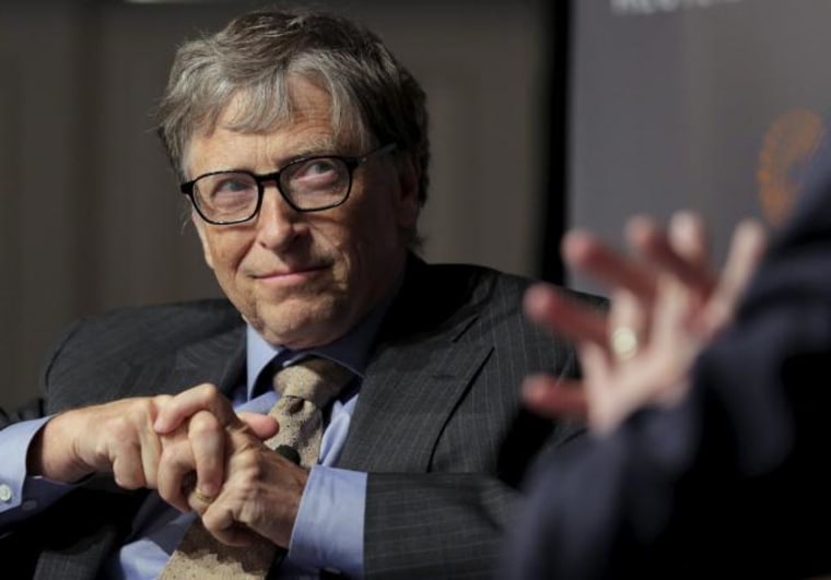 Bill Gates, co-chair of the Bill & Melinda Gates Foundation, speaks during a discussion on innovation hosted by Reuters in Washington