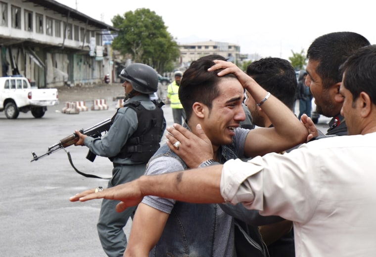 Image: At least 28 people killed in Kabul suicide attack