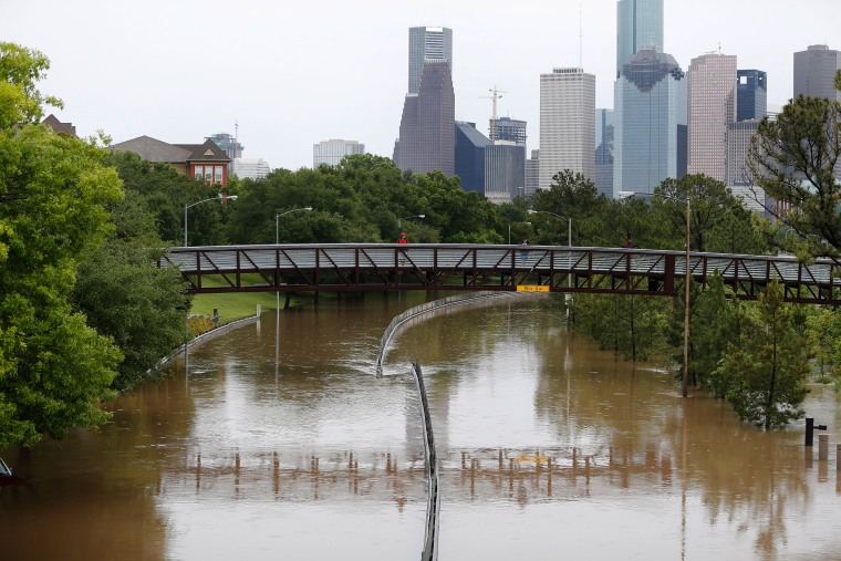 Houston Paralyzed By Heavy Rains, Flash Floods