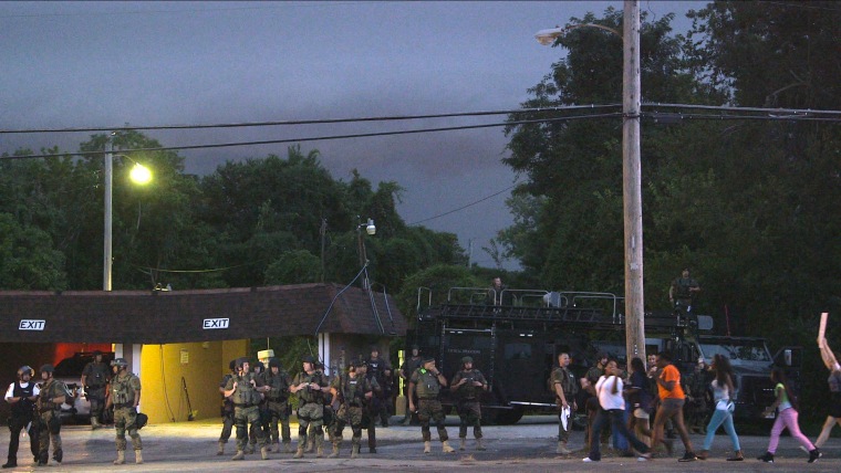 An image from "Do Not Resist" shows Ferguson, Missouri on August 20, 2014.