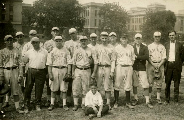 A Young Men's Hebrew Association team in St. Louis, circa 1930.