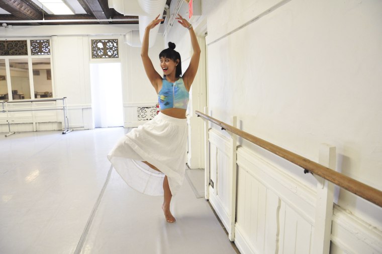Karla Garcia, a swing in the cast of "Hamilton," has danced since she was 3.