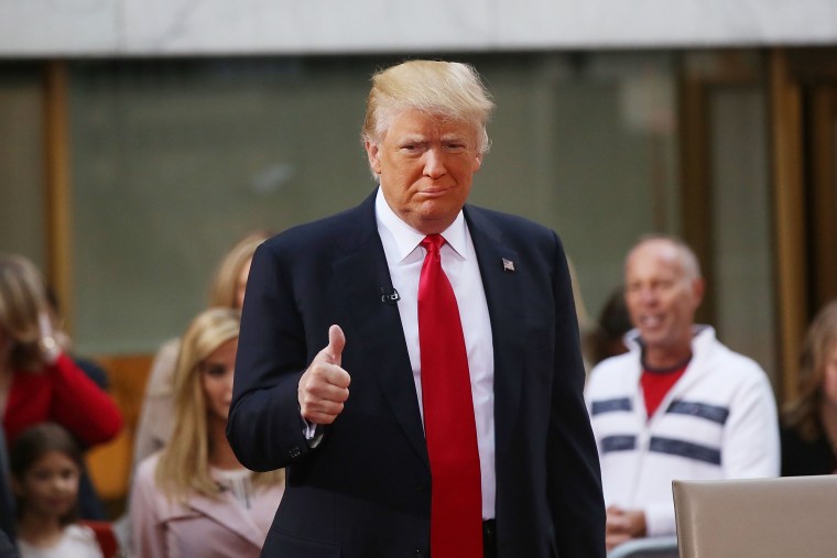 Image: GOP Presidential Candidate Donald Trump Takes Part In NBC Town Hall