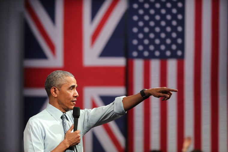 Image: President Obama Attend Town Hall Event In Central London