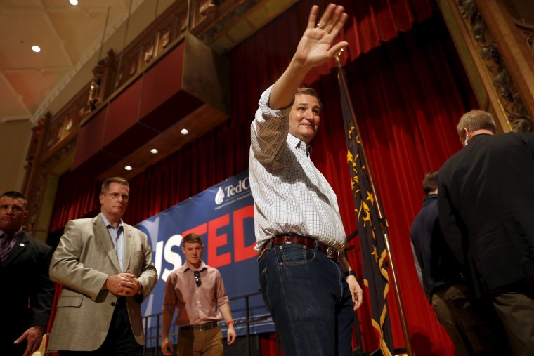 Image: Ted Cruz in Terre Haute, Indiana