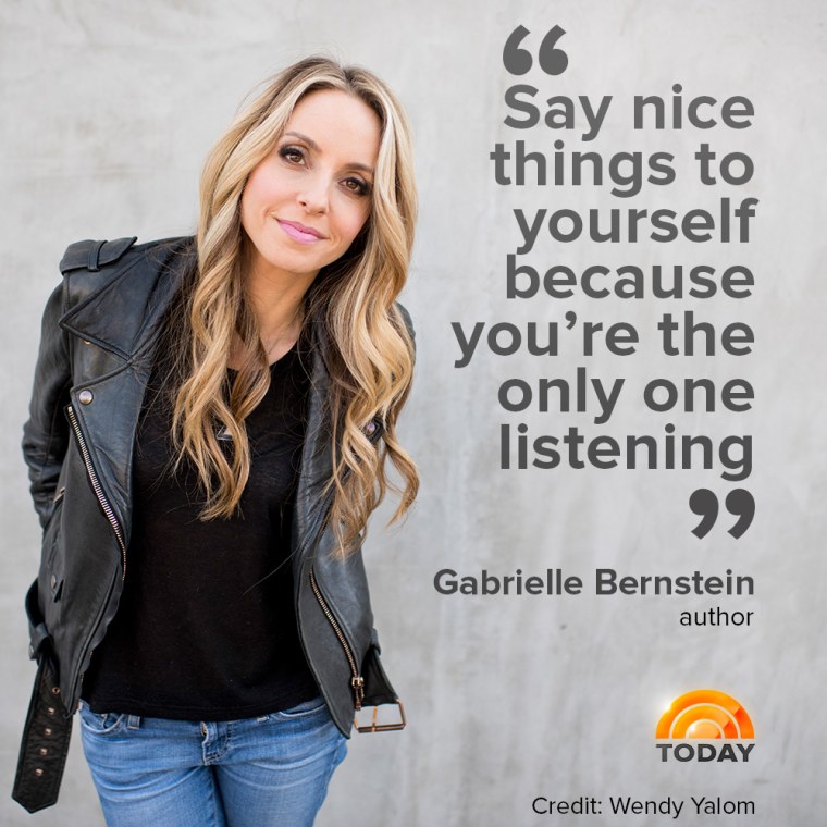 Gabrielle Bernstein is a certified Kundalini yoga and meditation teacher.