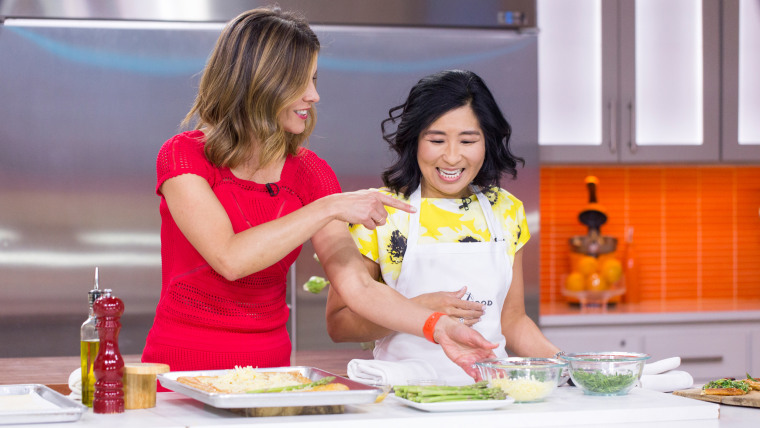 Alice Choi whips up a simple asparagus gruyere tart that is perfect for spring