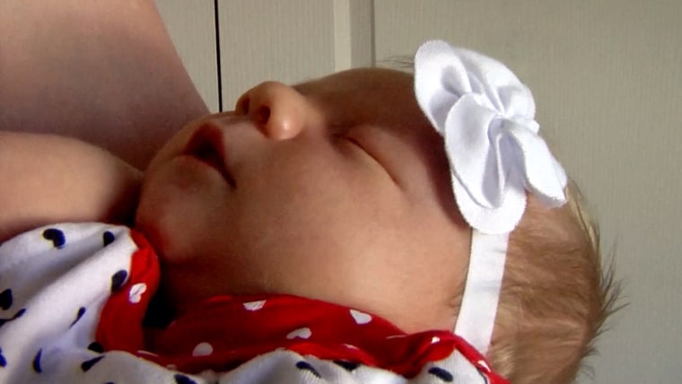 Image of First baby girl born to Idaho family in 101 years
