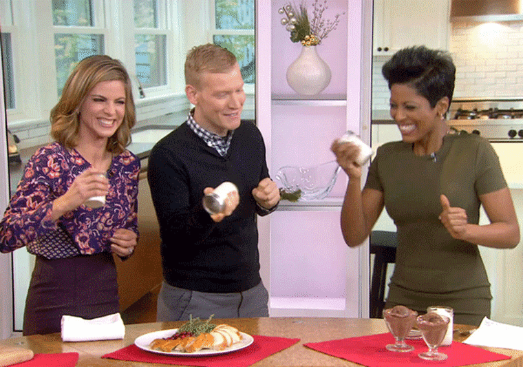 Food &amp; Wine's Justin Chapple teaches the anchors of TODAY's take some cooking shortcuts for the holidays