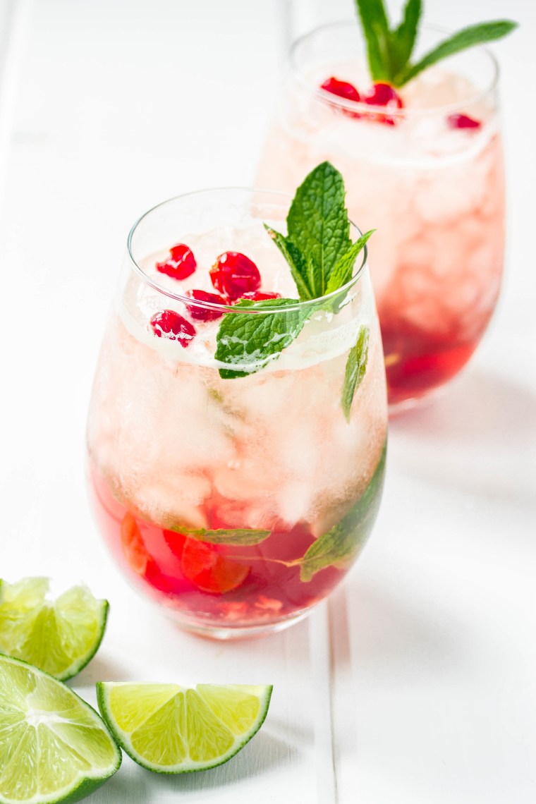 Cherry lime mint julep