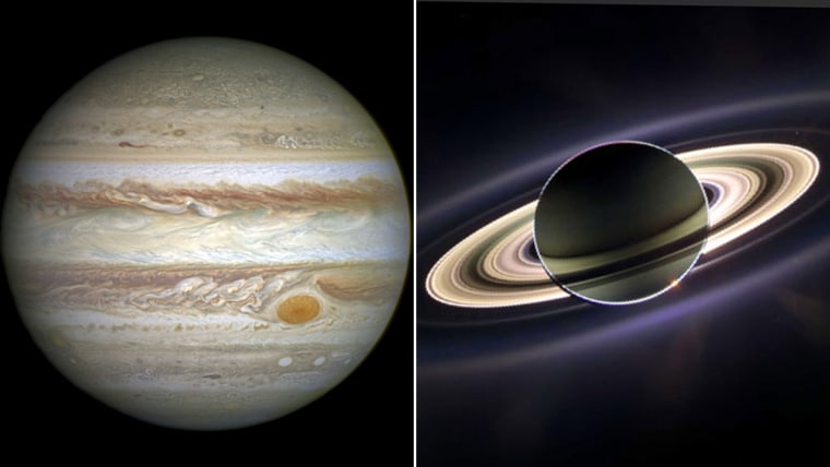 Jupiter and Saturn