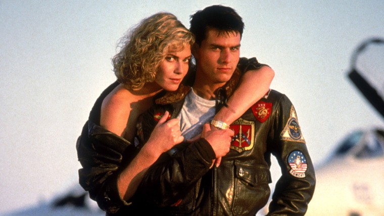 TOP GUN, Kelly McGillis, Tom Cruise, 1986, (c) Paramount/courtesy Everett Collection