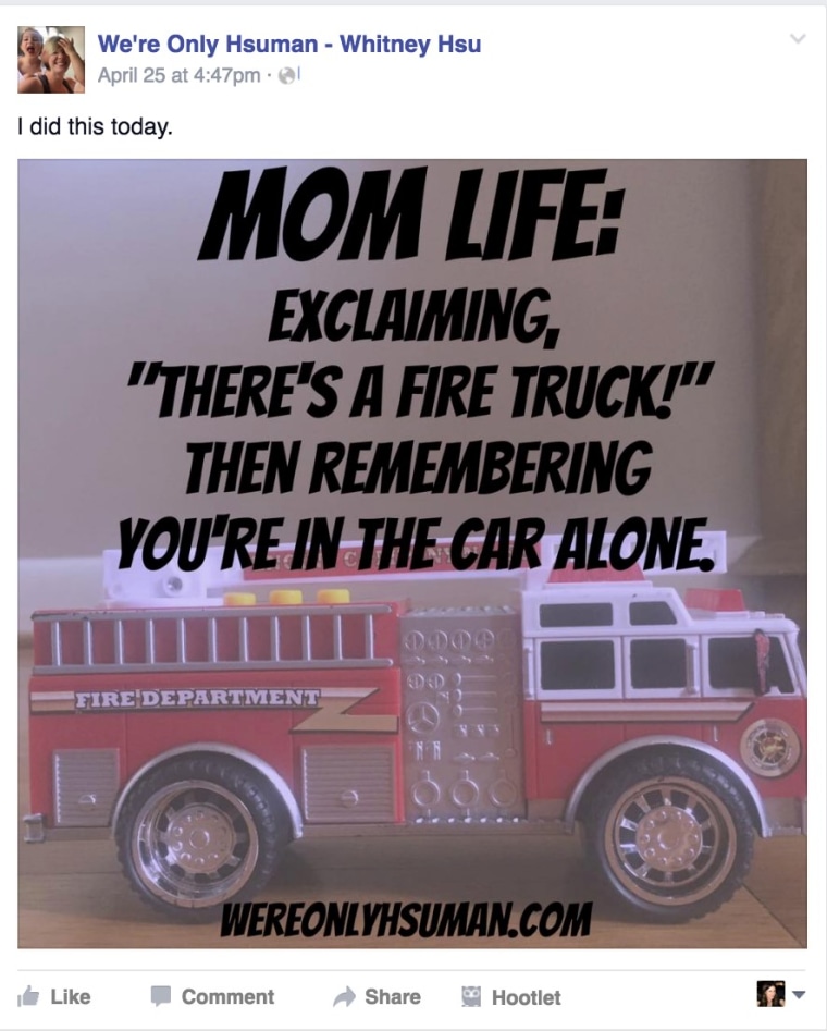 Fire truck post