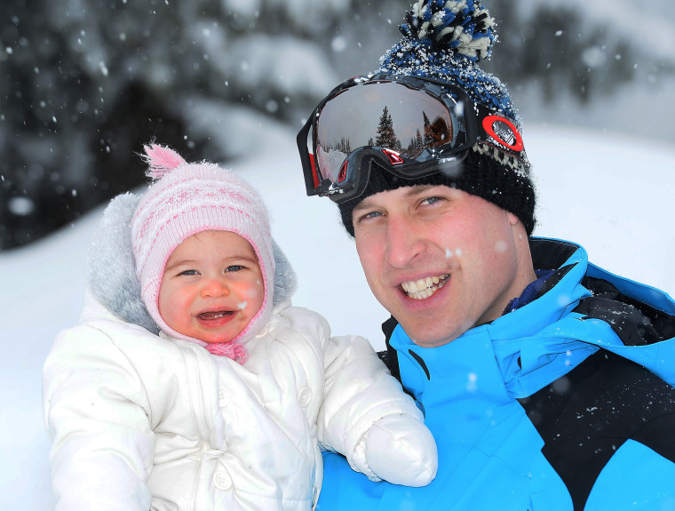 Princess Charlotte and her dad, Prince William