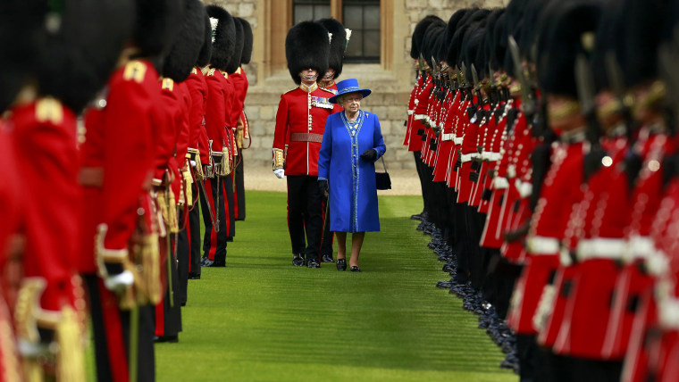 The Queen Presents New Colours To The 1st Battalion, Welsh Guards