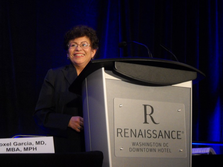 Dr. Elena Rios, president and CEO of the National Hispanic Medical Association at NHMA's 20th annual conference on April 23, 2016 in Washington, D.C.