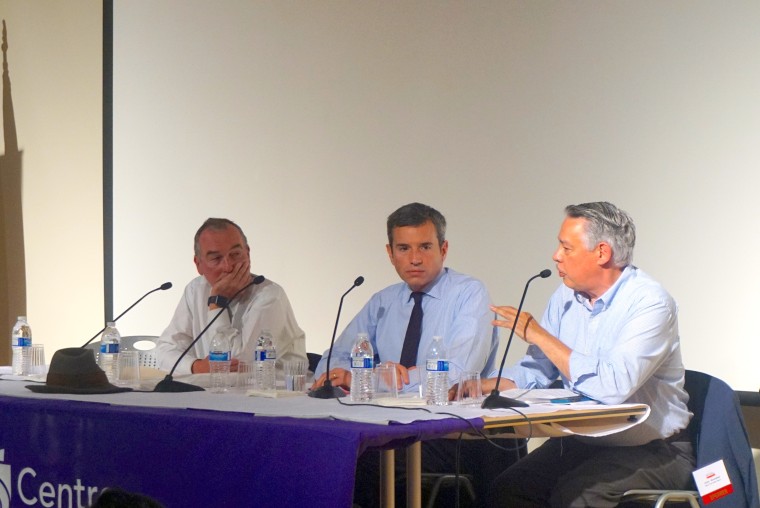 From left to right: Labor leader Dennis Rivera, Counselor to the Secretary of the U.S. Treasury Antonio Weiss and journalist Juan Gonz?lez