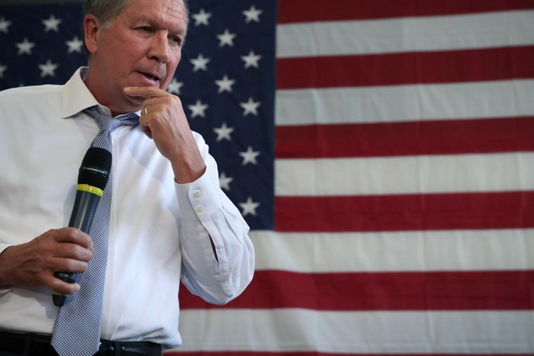 Image: John Kasich Campaigns In Maryland Ahead Of State Primary