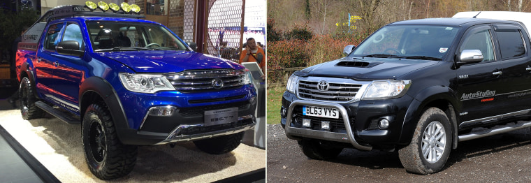 Image: Changfeng Leopaard and Toyota Hilux