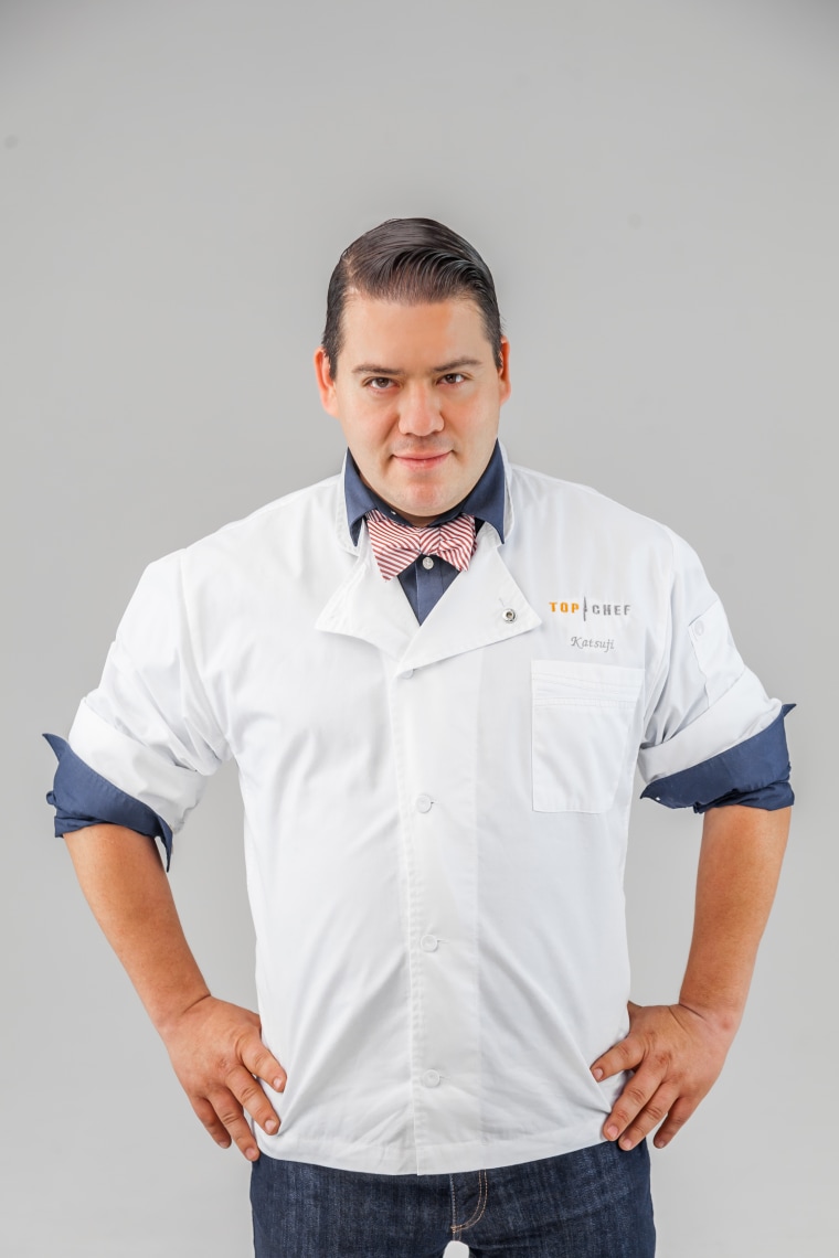 Katsuji Tanabe, half-Japanese and half-Mexican kosher chef, on "Top Chef Mexico." Tanabe operates one kosher restaurant with plans on opening two more.