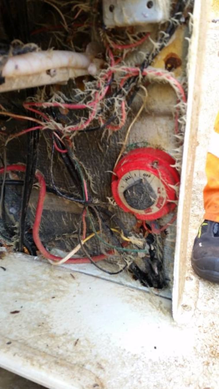 IMAGE: Recovered boat's ignition switch