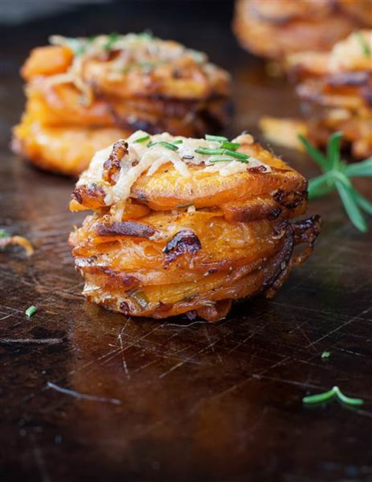 Thanksgiving side recipes: Rosemary sweet potato stackers