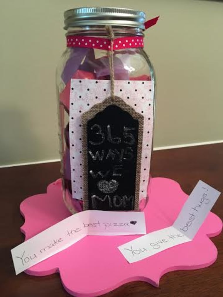 Mason jar store gifts for mom