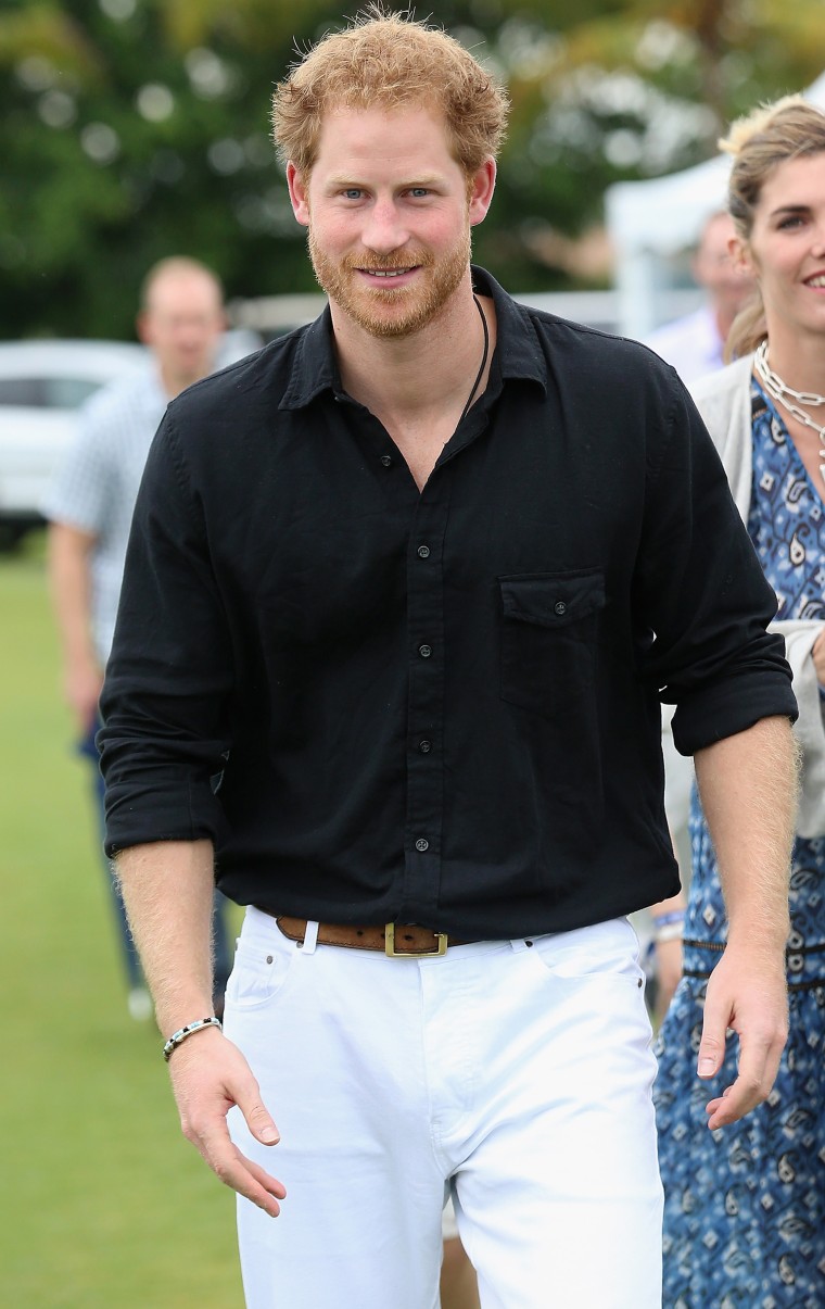 Prince Harry participates in the Sentebale Royal Salute Polo Cup