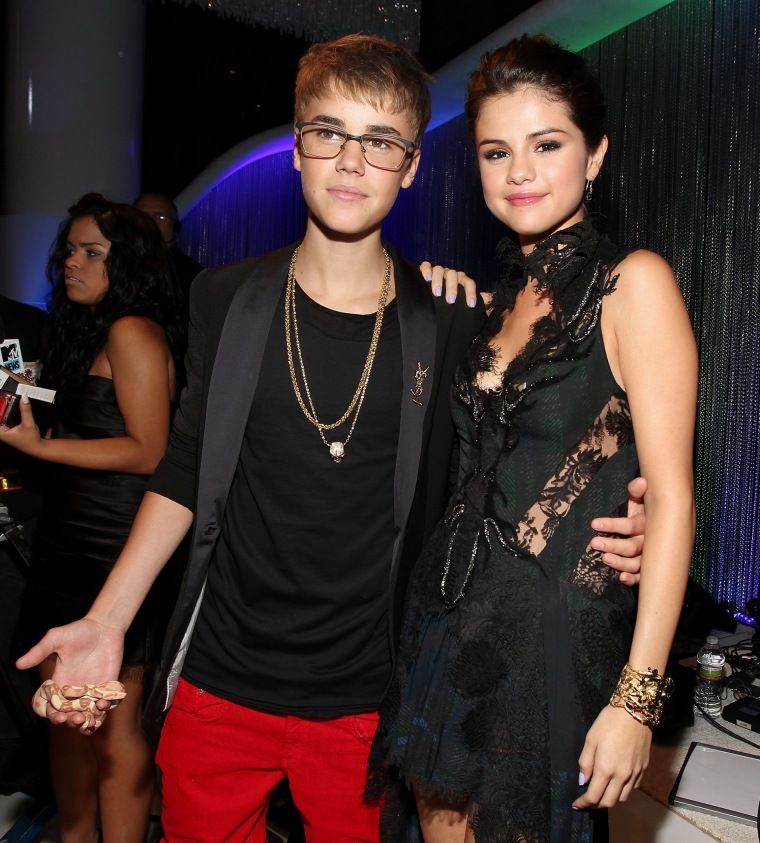 Image: Justin Bieber and Selena Gomez