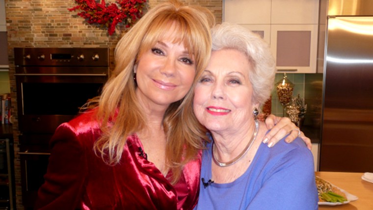 Kathie Lee with her mom