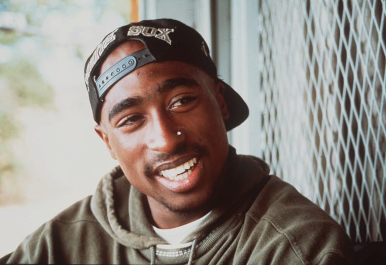 Image: Rap musician Tupac Shakur