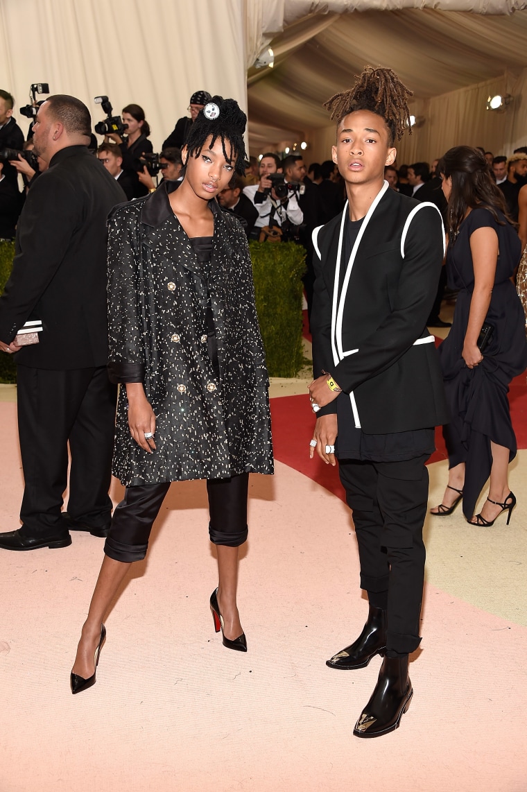 Jaden Smith and Willow Smith - People arriving at the Louis